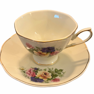 Special place Floral ceramic Teacup and Saucer Set